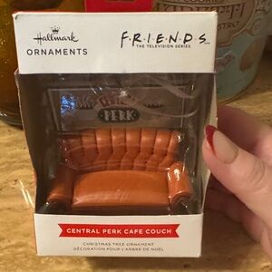Hallmark Friends Central Perk Couch Ornament - Orange